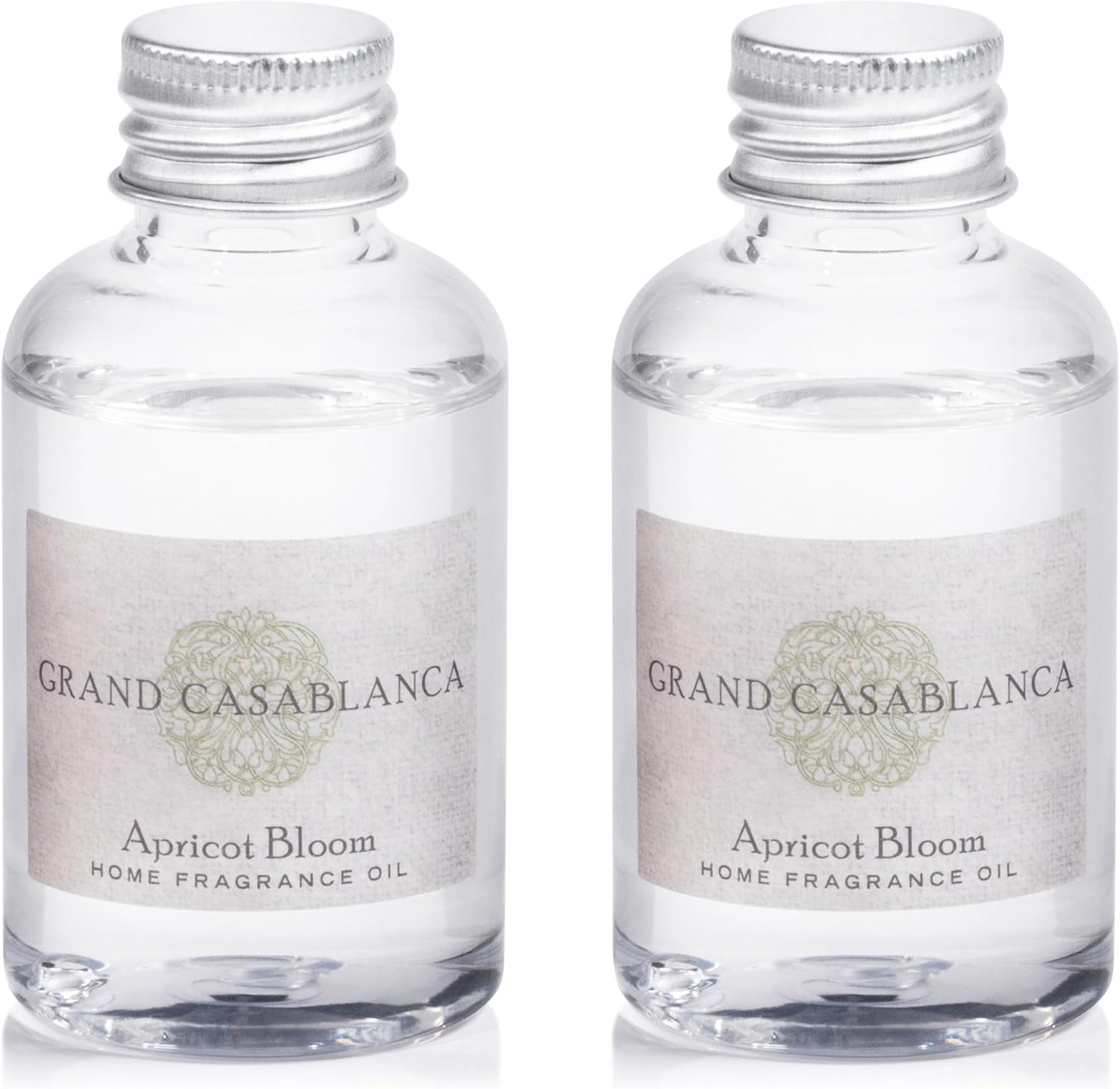 Zodax Grand Casablanca Porcelain Diffuser Refill - Apricot Bloom Scent 169 Oz Set of 2