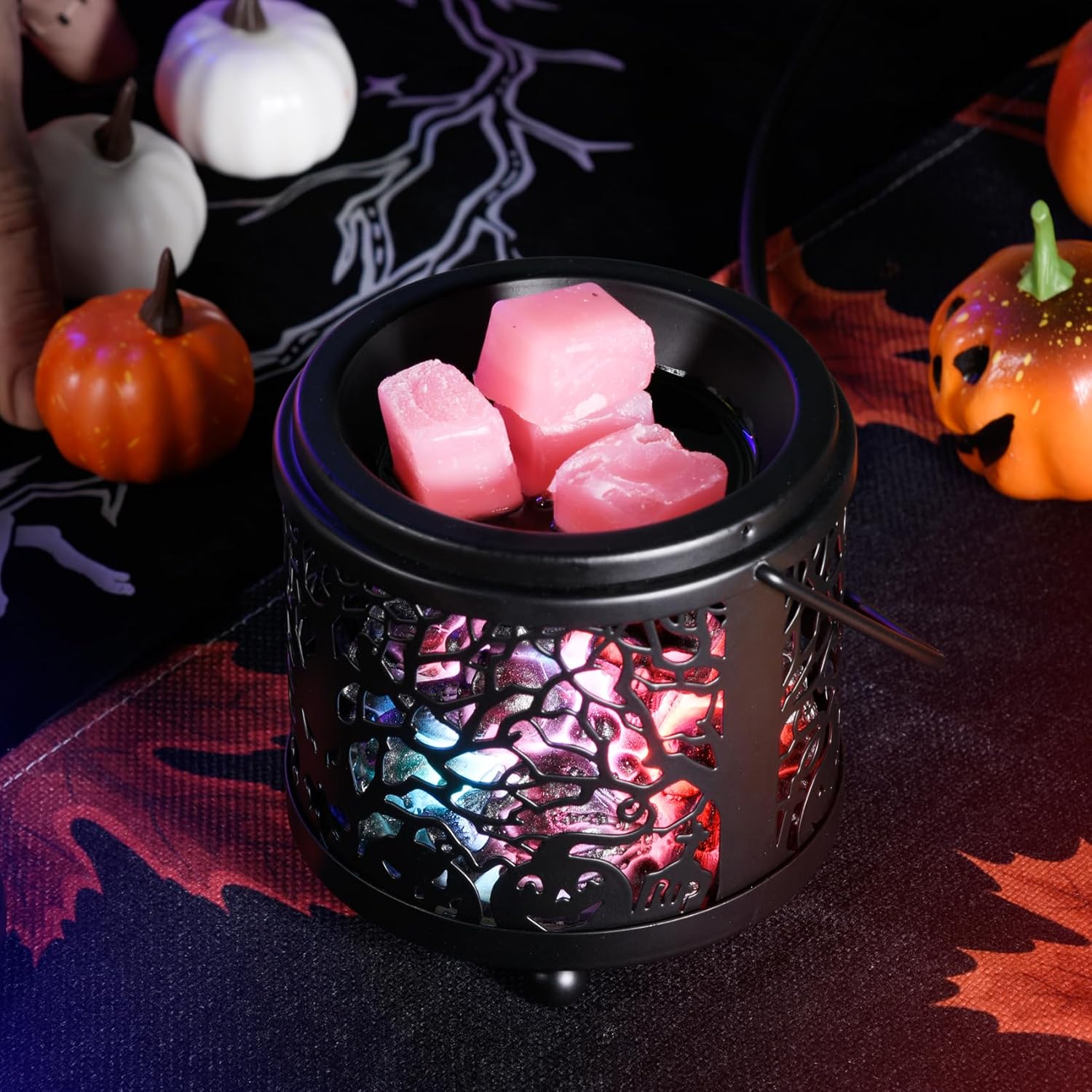 Dicimi Halloween Candle Wax Warmer with Skull Design