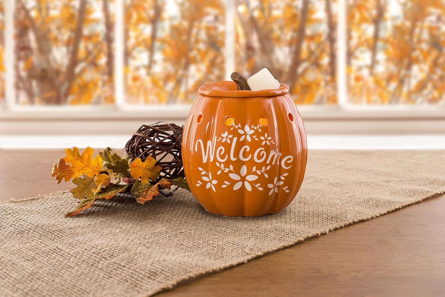 Scentsationals Autumn Wax Melt Warmer - Cozy Fall Fragrance