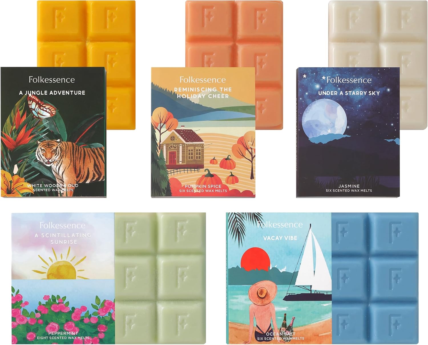 Folkulture Fall Scent Wax Melts Set of 5