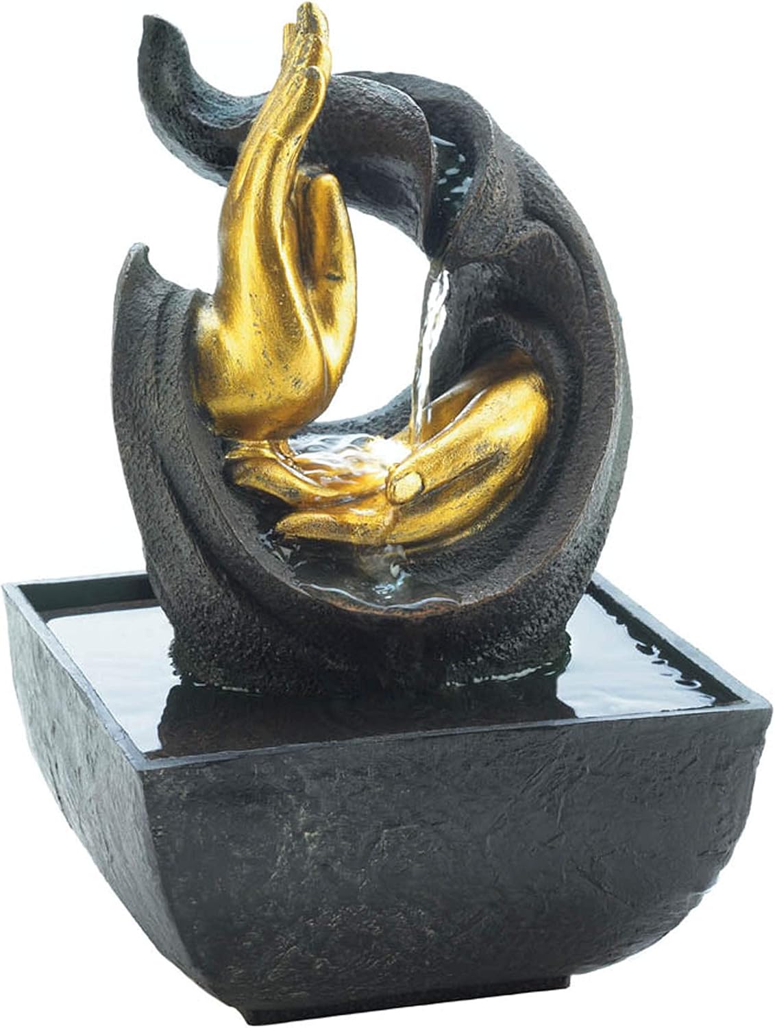 Golden Hands Accent Tabletop Fountain 525x525x8