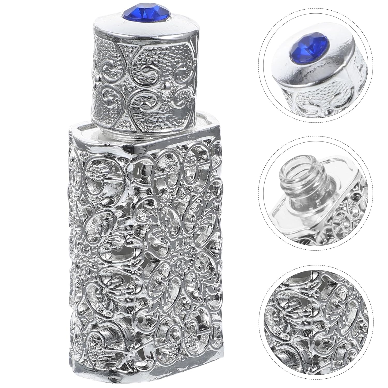 Elegant Essential Oil Perfume Bottle with Storage and Travel Functionality