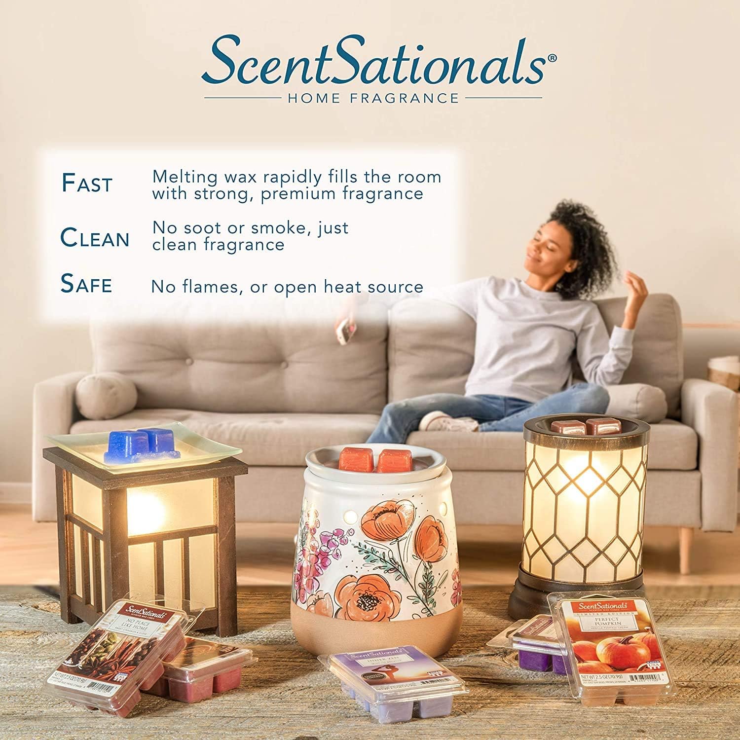 Scentsationals Wax Melt Warmer - Day of The Dead Noche de Calavera