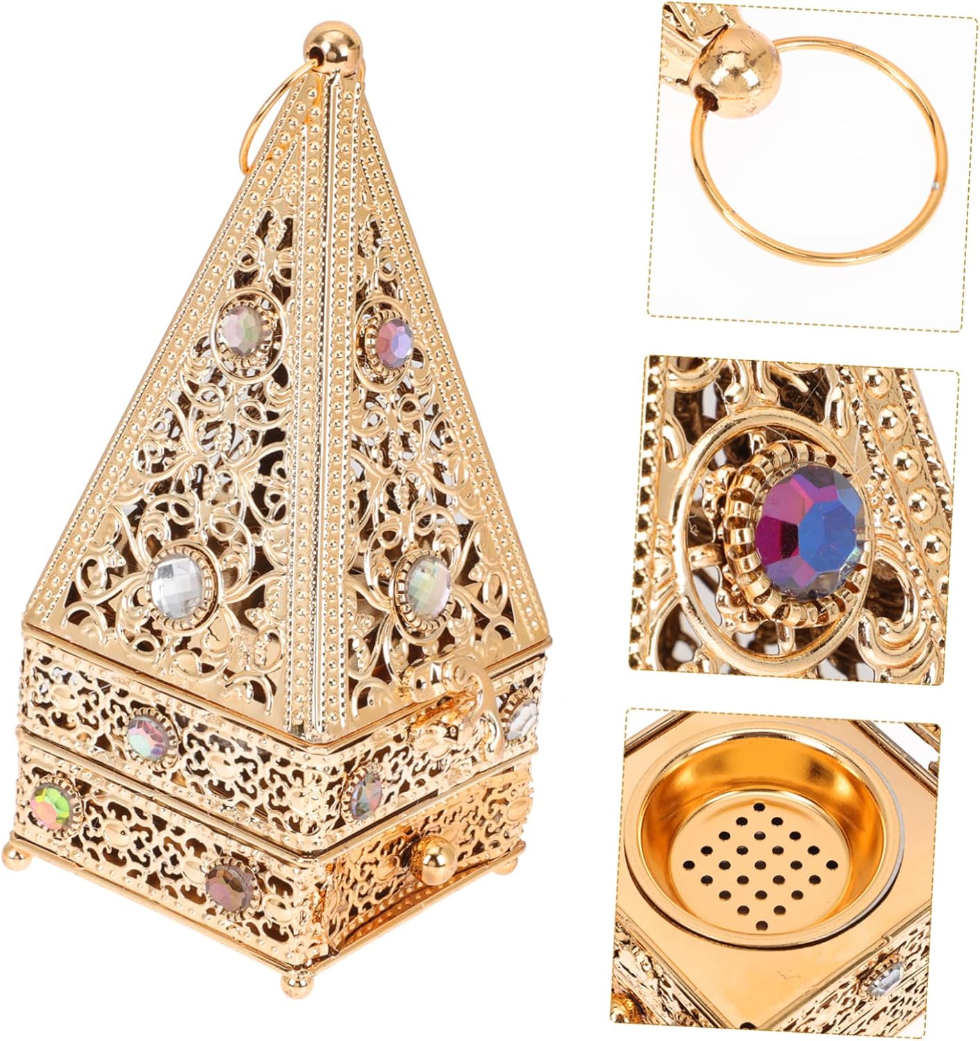 MAGICLULU Metal Incense Burner for Relaxation and Meditation