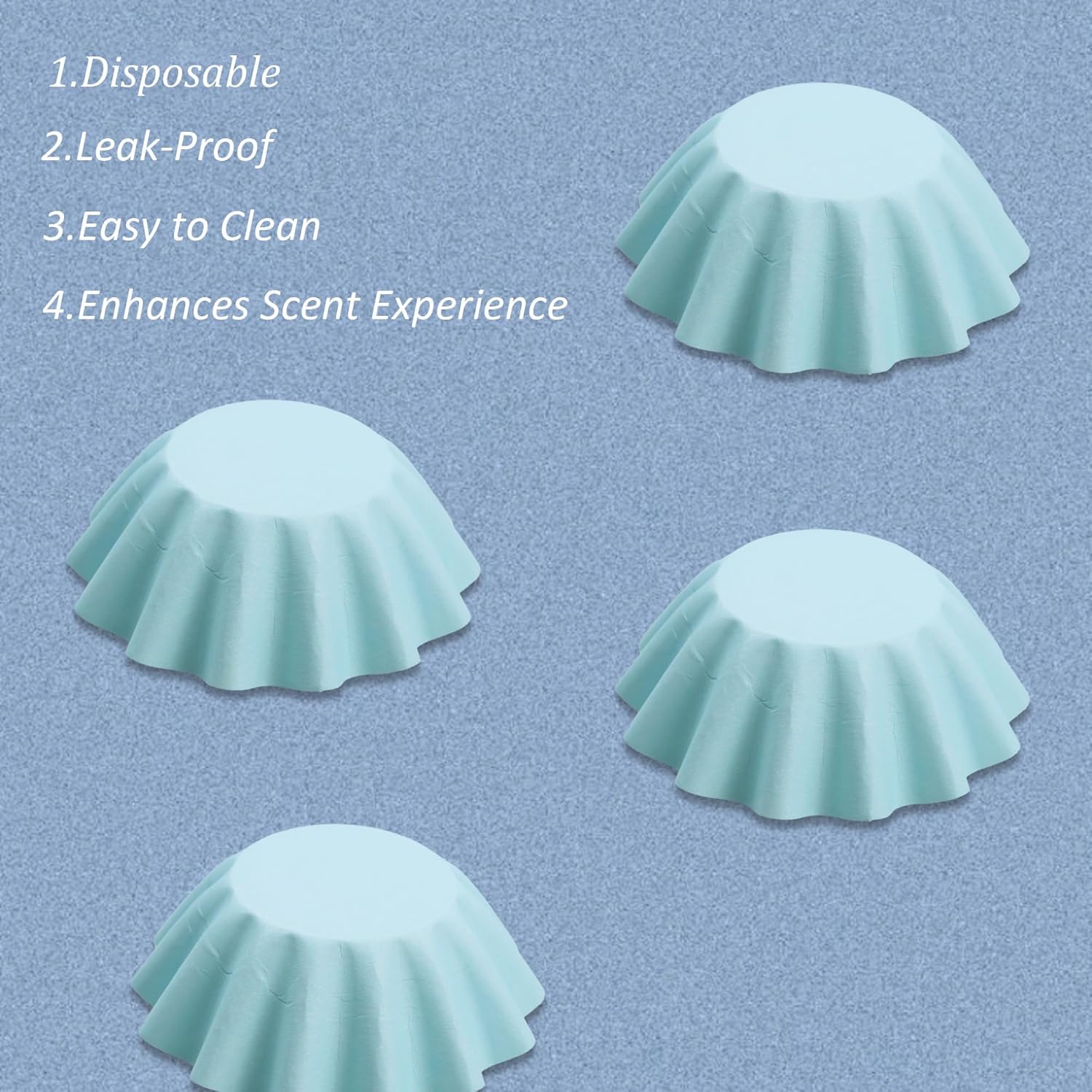50Pcs Leakproof Wax Melt Liners for Electric Warmers
