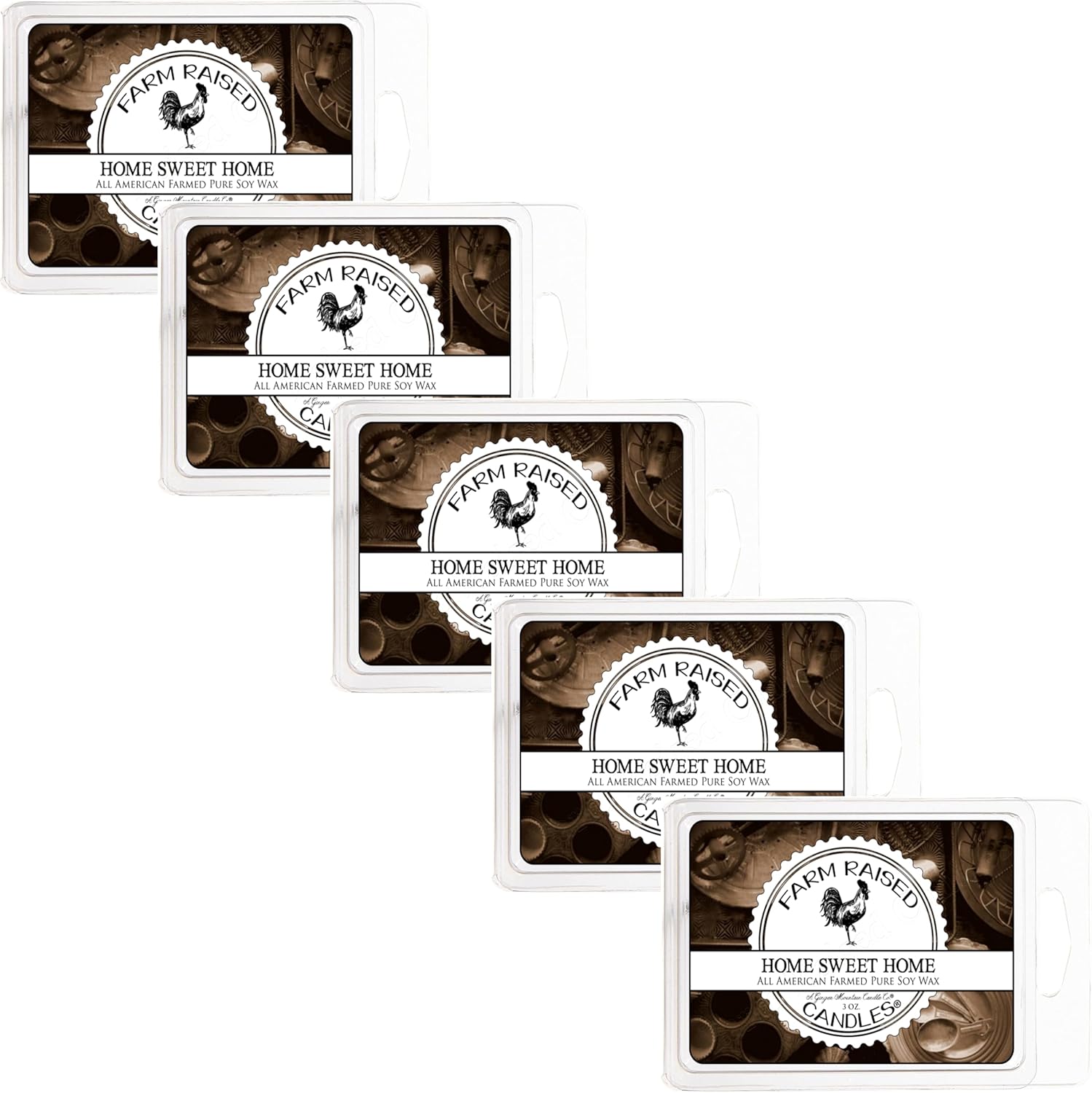 Farm Raised Candles 16 Ounce Fall Spice 5 Pack