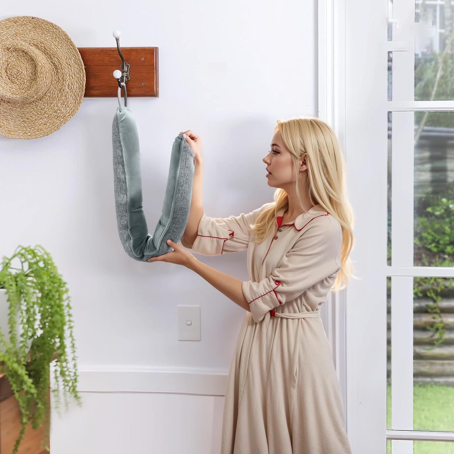 Johnear 36 Inch Under Door Draft Stopper for Cold and Noise Block