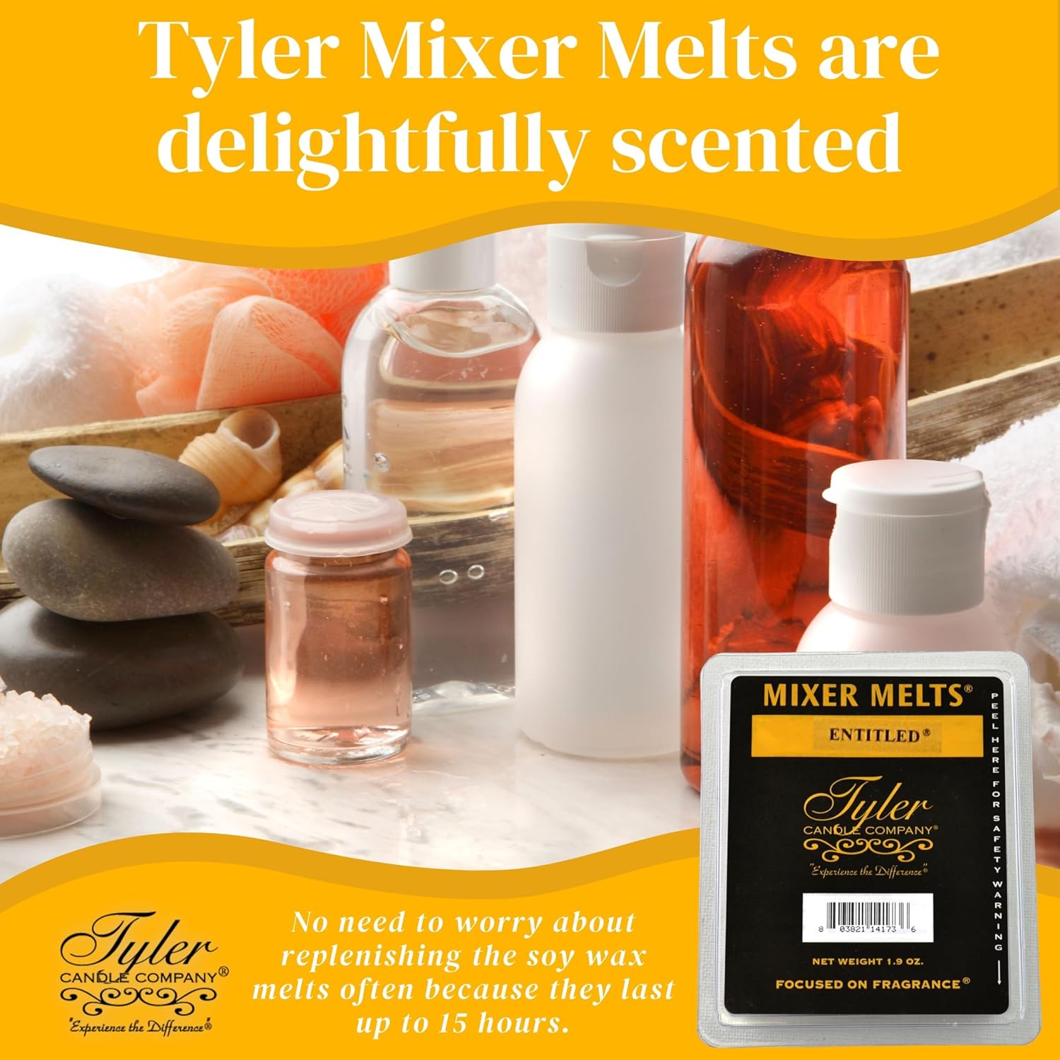 Worldwide Nutrition Bundle Tyler Entitled Scent Soy Wax Melts 4 Pack Keychain