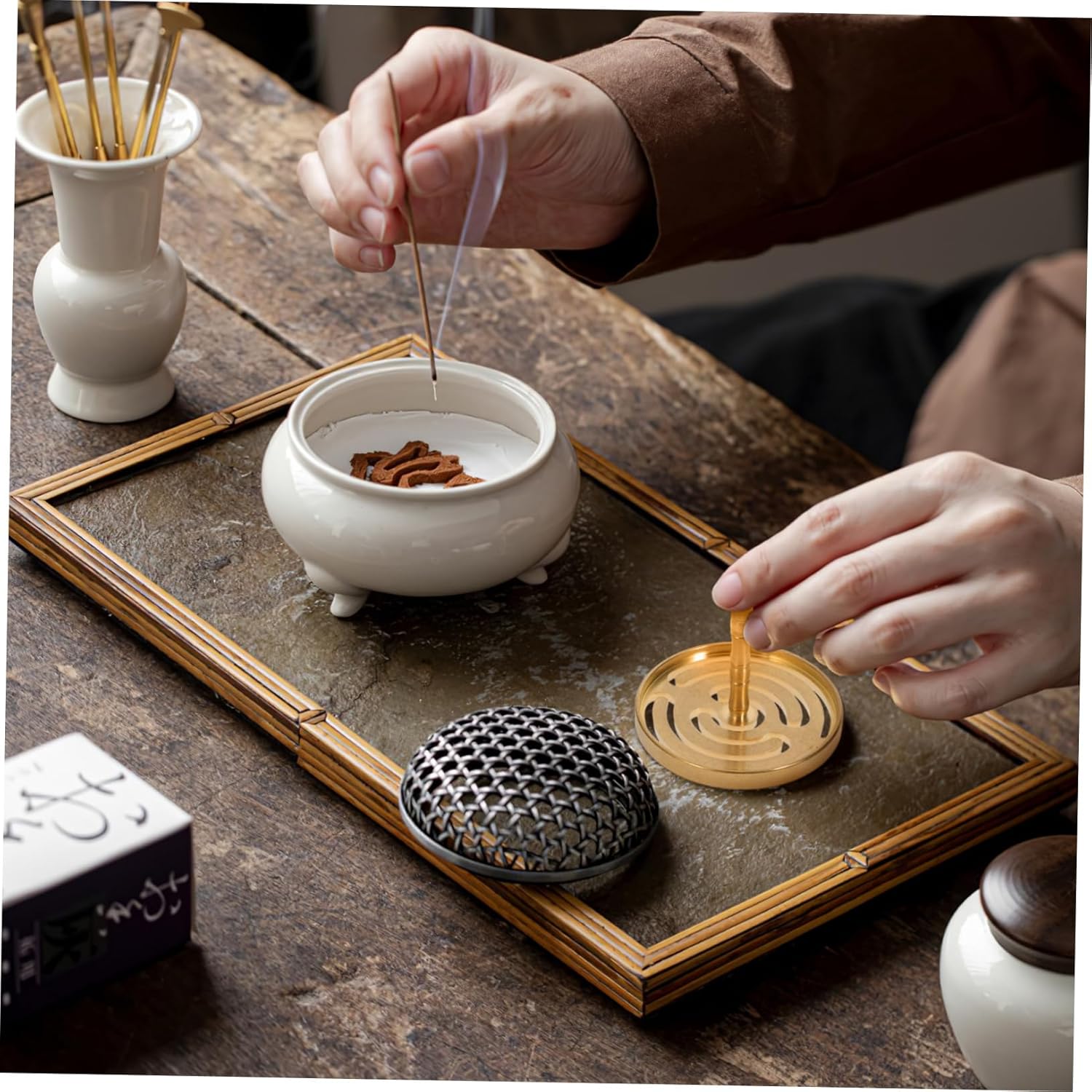 Ciieeo DIY Incense Seal Mold Kit for Crafting