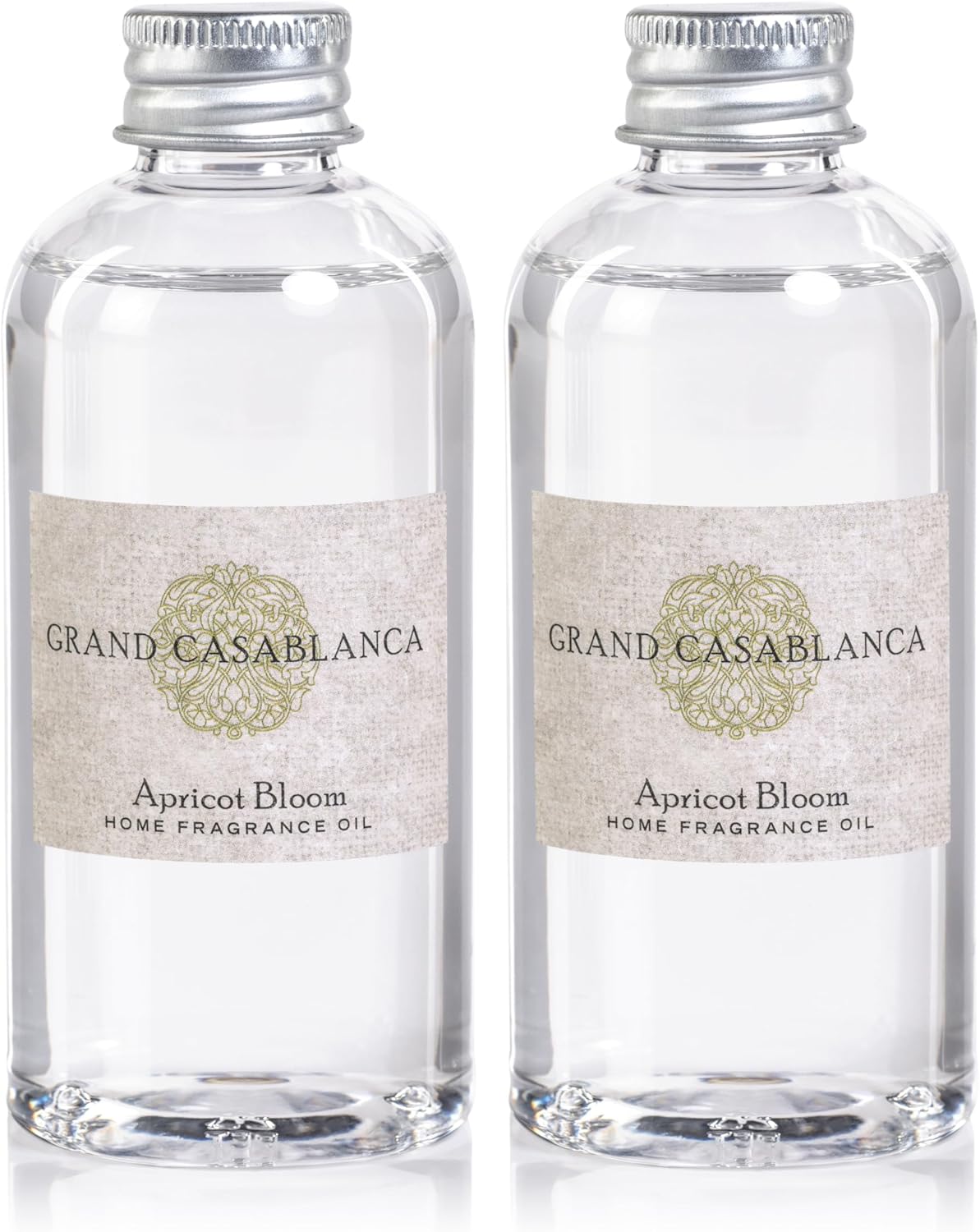 Zodax Grand Casablanca Porcelain Diffuser Refills - Apricot Bloom Scent - Set of 2