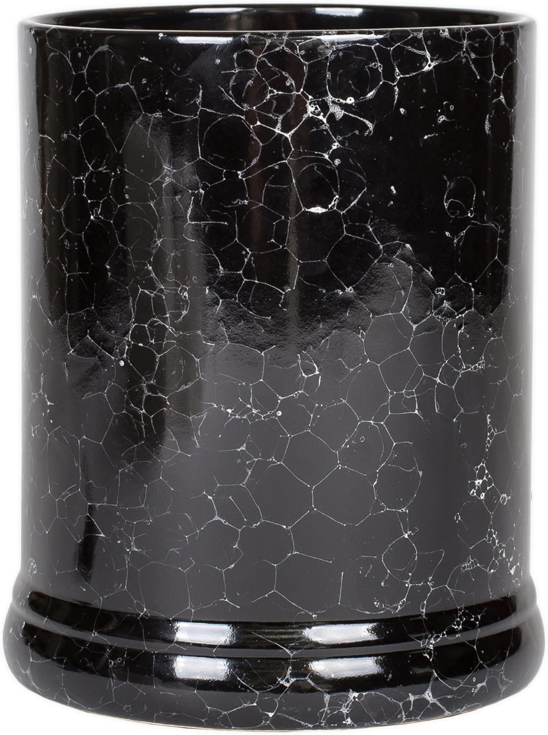 Black Marble Ceramic Candle Warmer with Bible Verse
