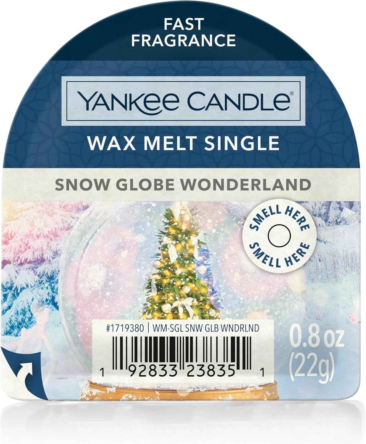 Yankee Candle Snow Globe Wonderland Wax Melts Singles 8 oz