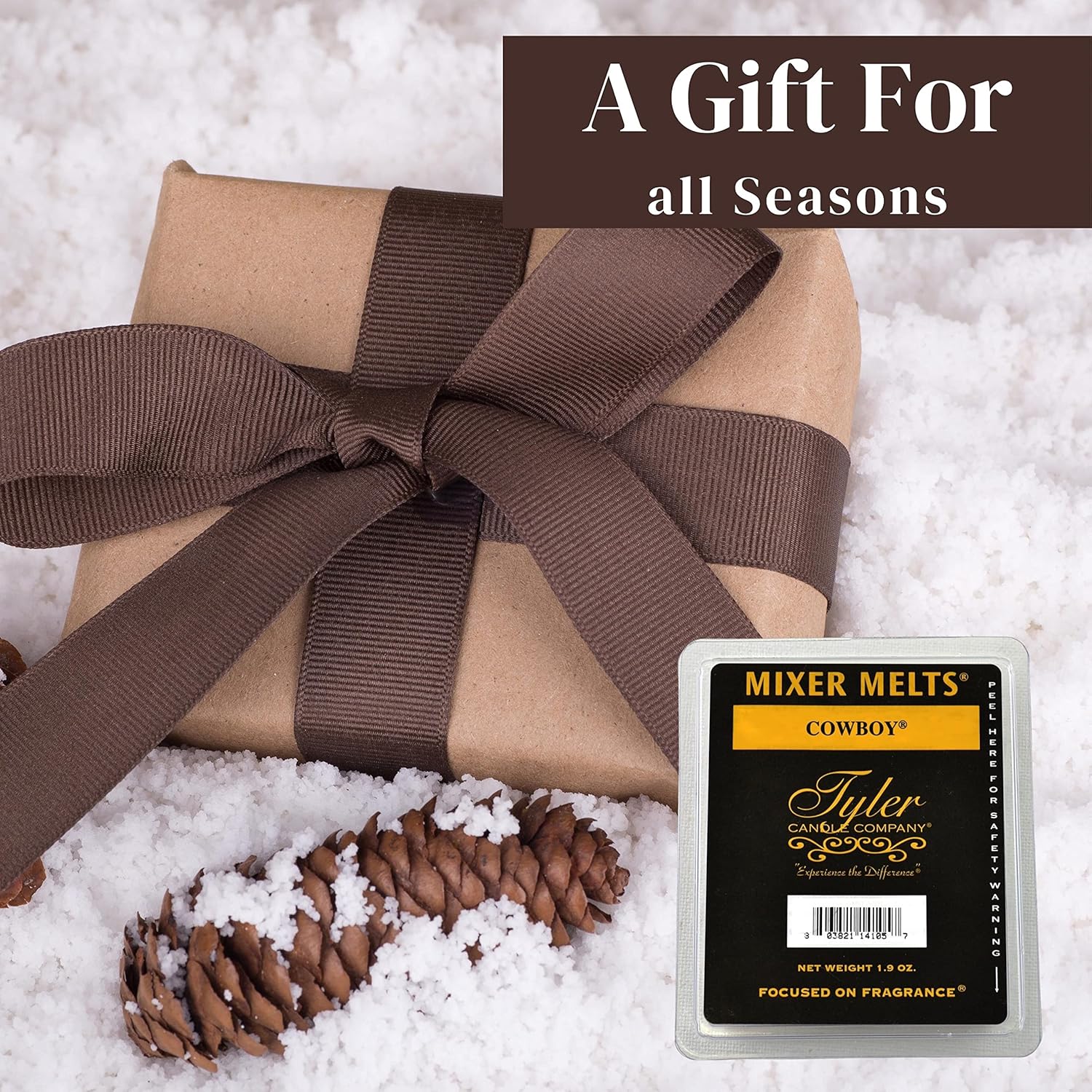 Worldwide Nutrition Bundle Tyler Cowboy Scent Soy Wax Melts with Essential Oils 4 Pack