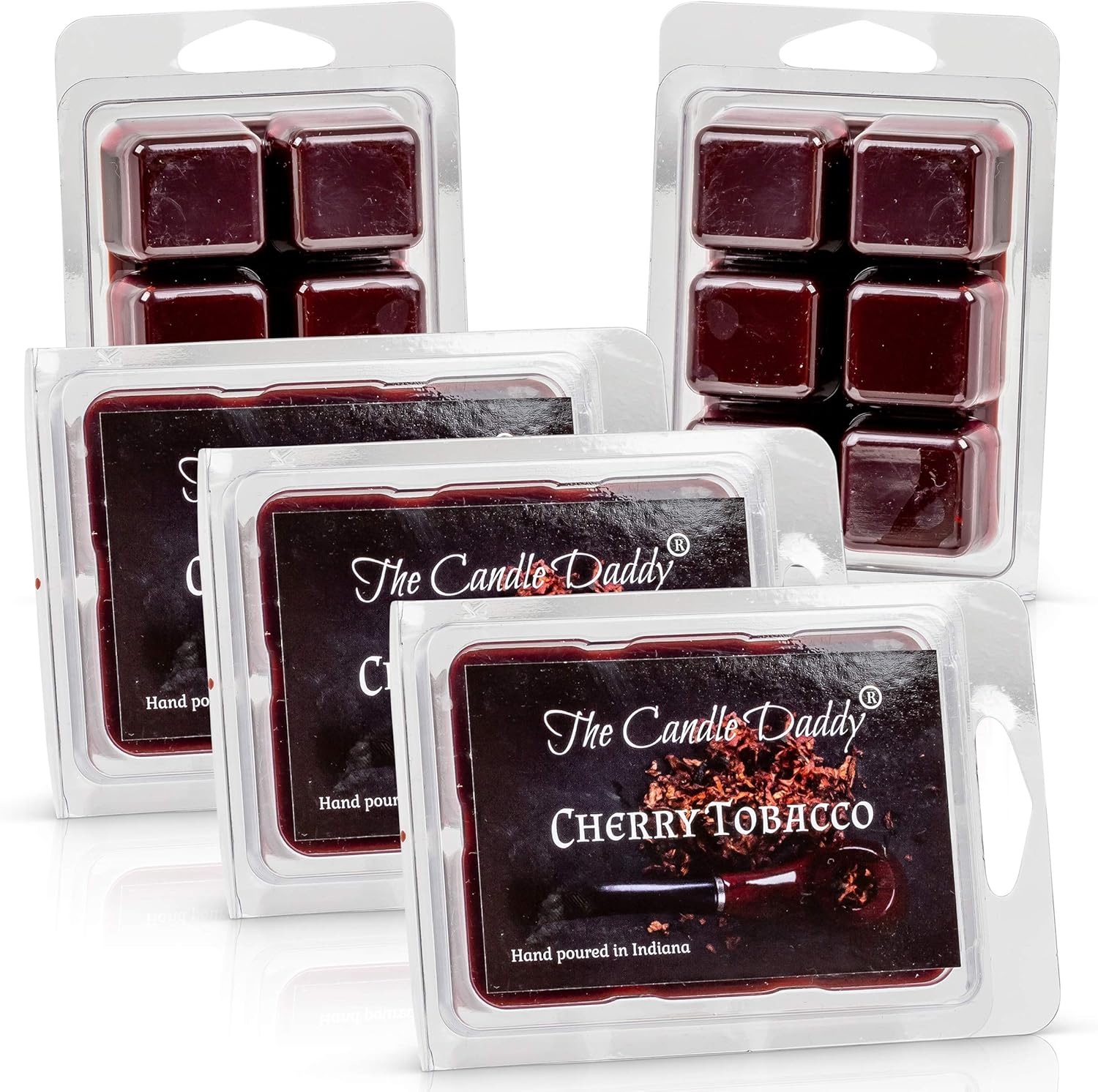 Cherry Pipe Tobacco Wax Cubes 5 Pack 10 Ounces