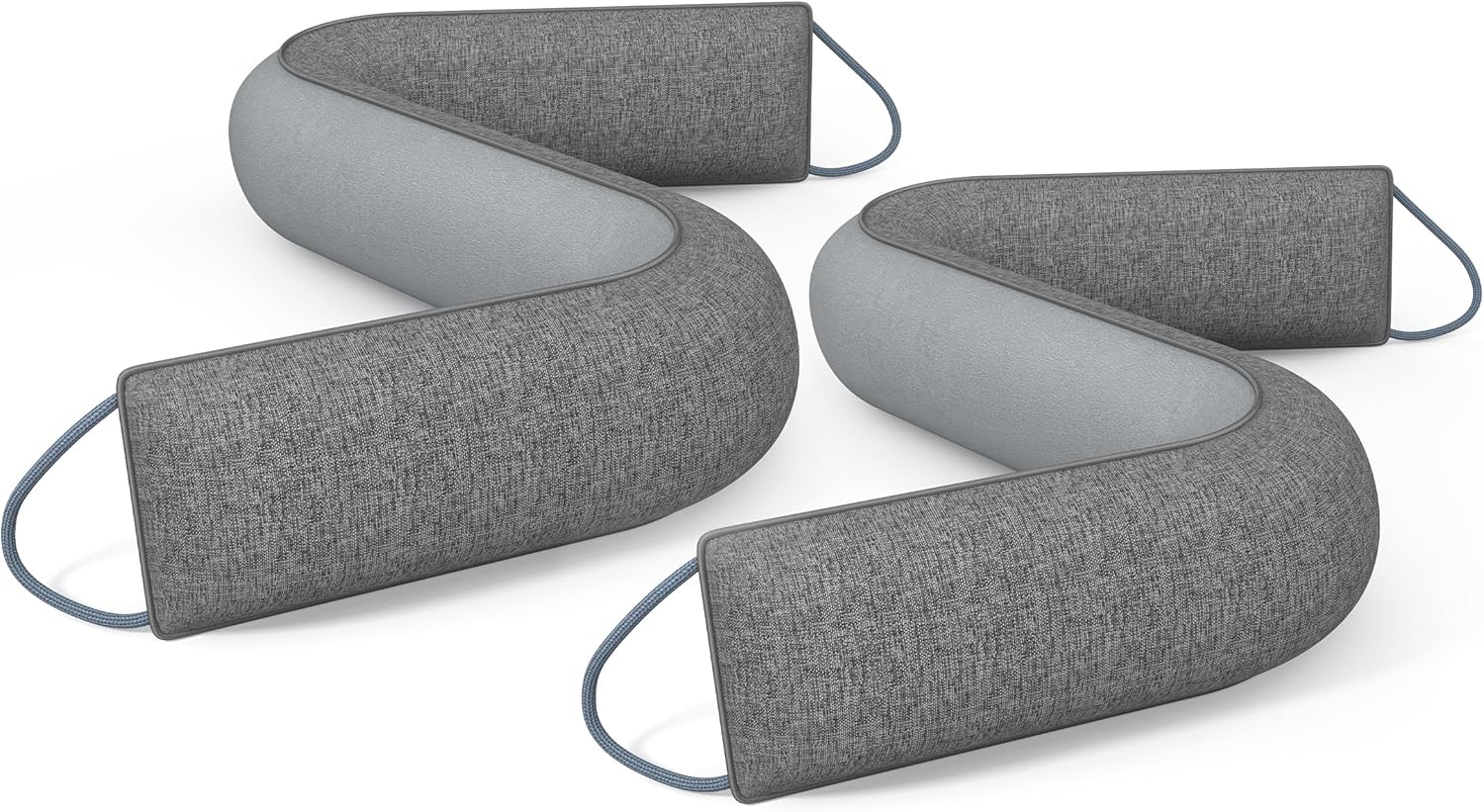 Hador 2 Pack Door Draft Stopper 30 Inch Grey